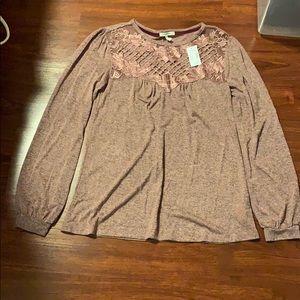 Maurice’s pink long sleeved top